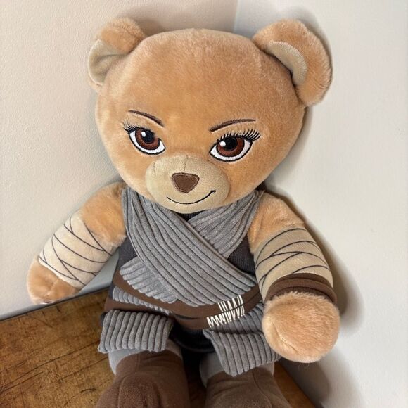 Star Wars Build-A-Bear BAB Rey Plush Bear Stuffed Animal Toy 15" Great Used Cond - Picture 6 of 17